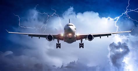 orage et avion